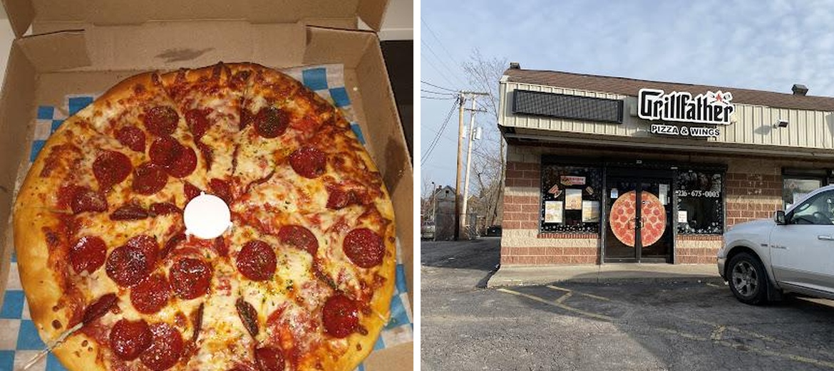 The GrillFather Pizza & Wings Menu